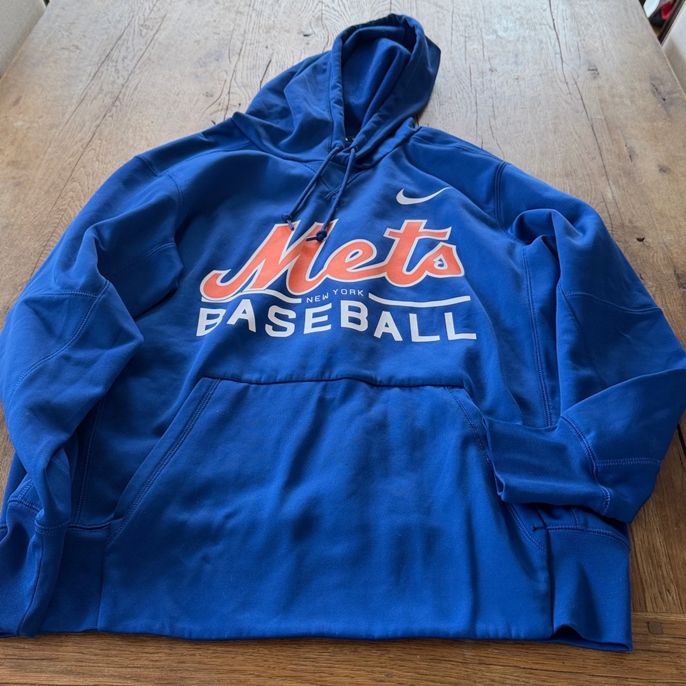 Nike baseball New York Mets hooded sweatshirt
